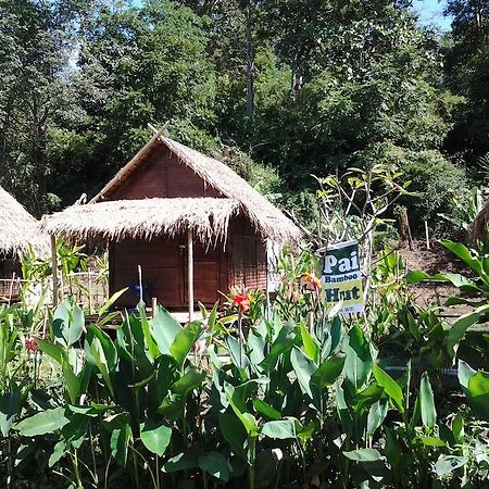 Pai Bamboo Hut Hotell Eksteriør bilde