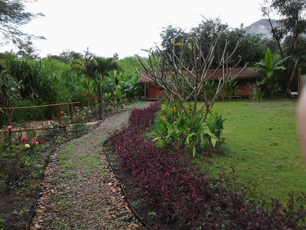 Pai Bamboo Hut Hotell Eksteriør bilde