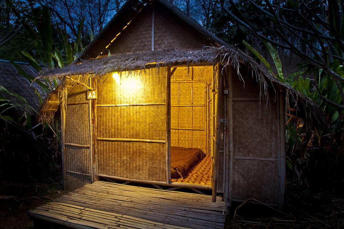 Pai Bamboo Hut Hotell Eksteriør bilde